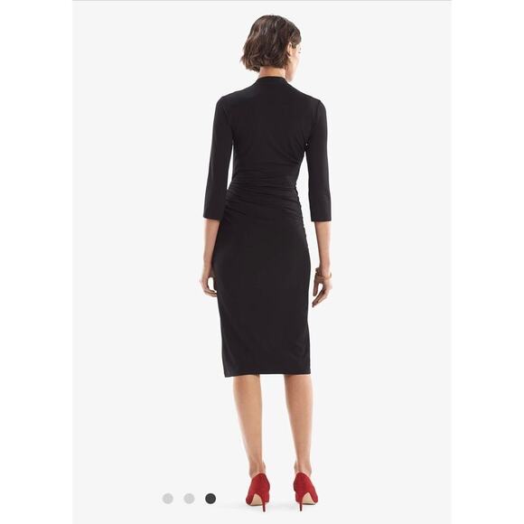 MM. LaFleur The Casey Dress Black Midi size Large - Picture 4 of 9